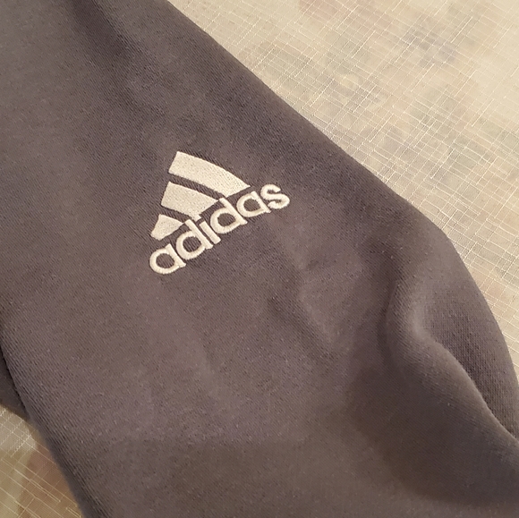 Adidas Fleece Hoodie Blue Small - Picture 13 of 14